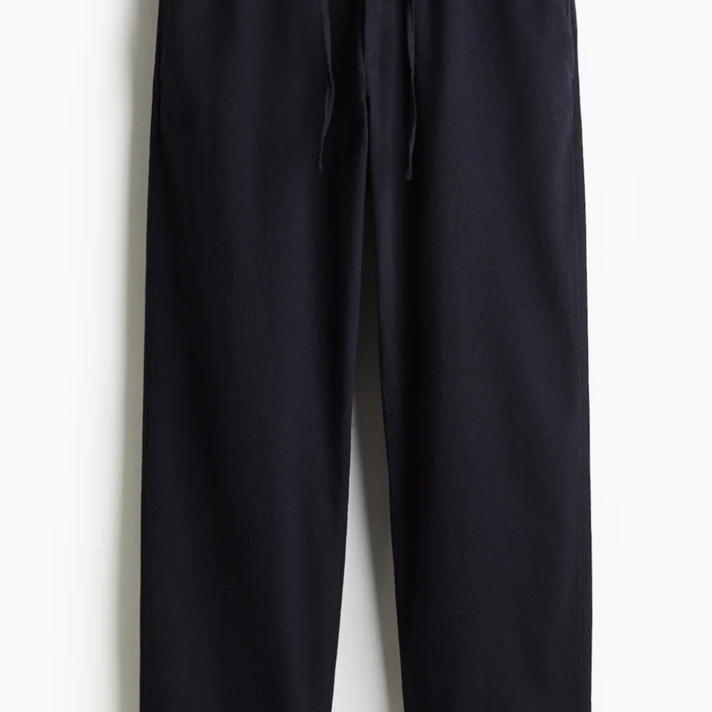 Navy Drawstring Pants